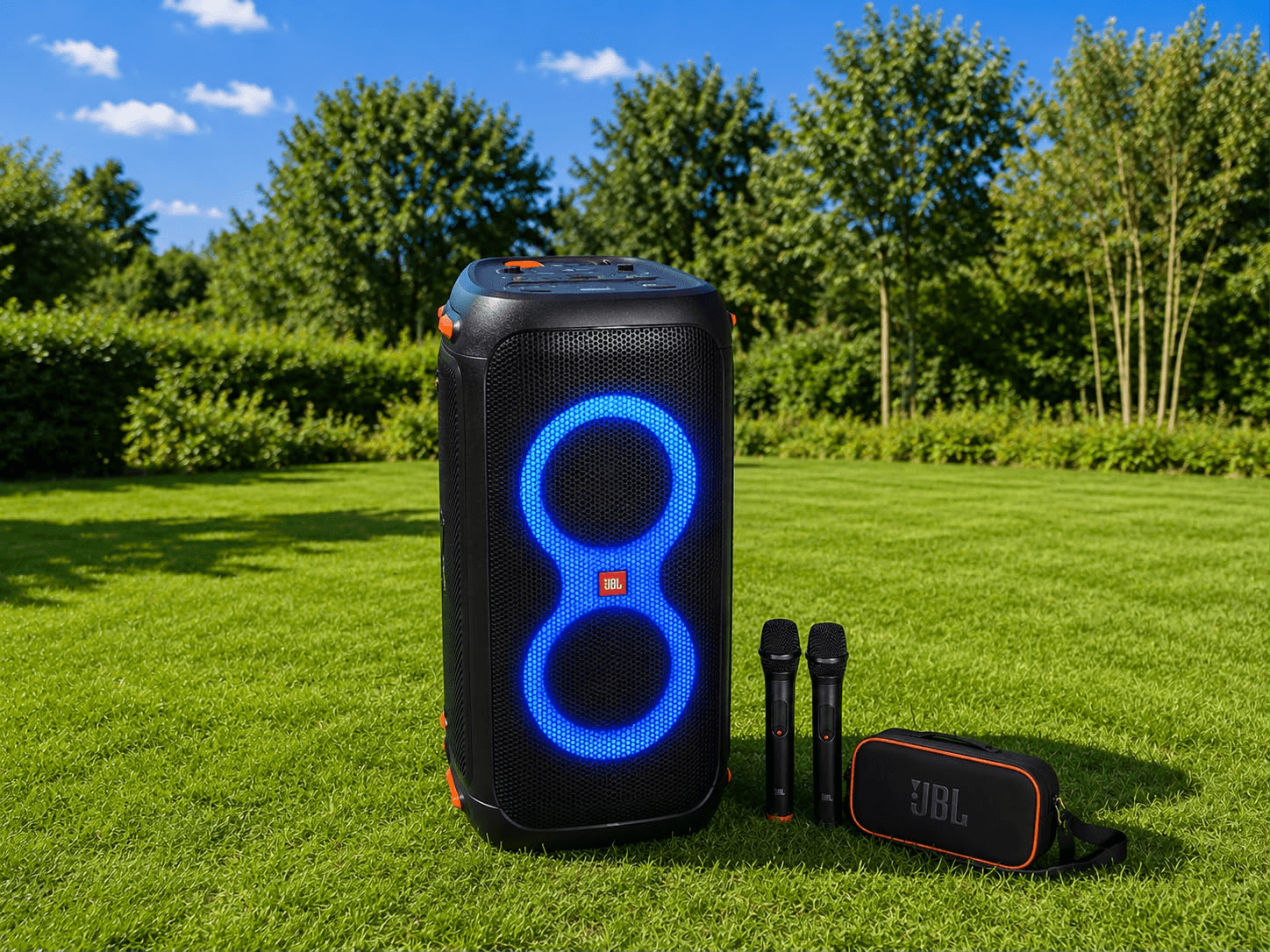 JBL PartyBox 320 + Karaoke Set (1 dag)